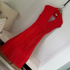 Elegant Red Women's Dress Maeve Anthology